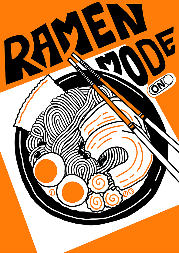 Ramen Mode On — orange